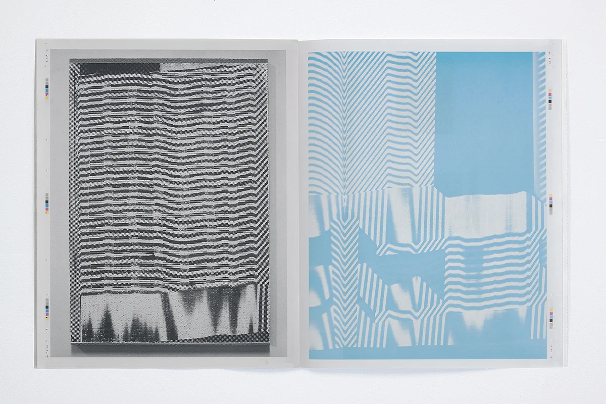Untitled (Hotzestrasse 23), standard tabloid newsprint with silkscreen additions, 14x22in (open), 2013 available at Printed Matter Inc.