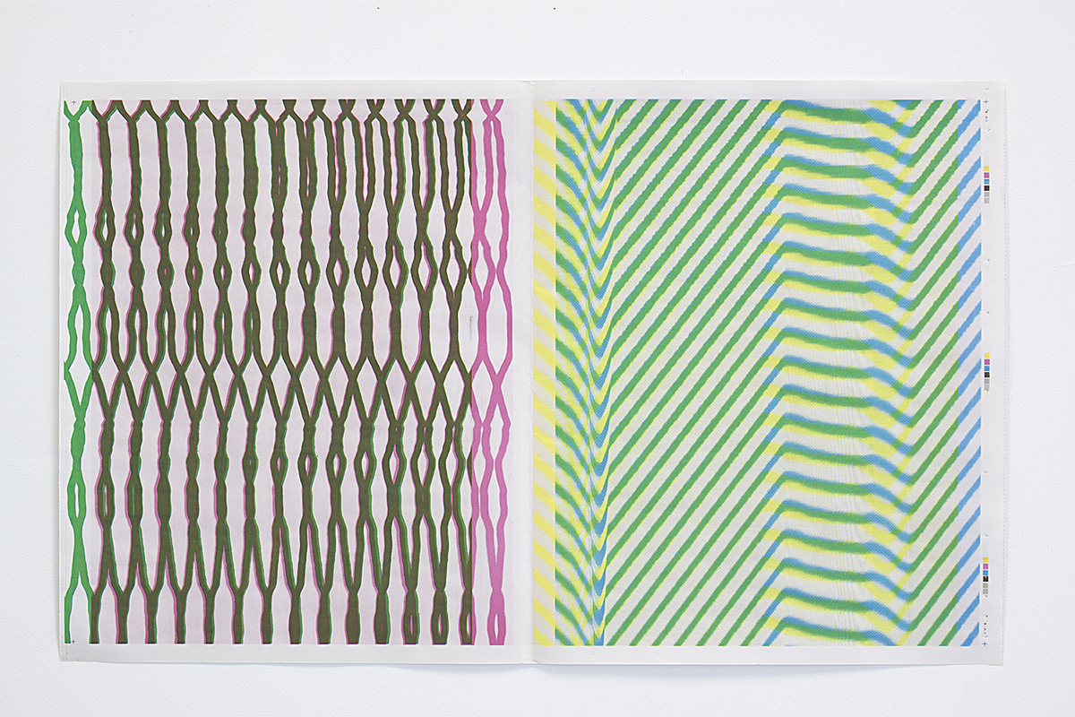 Untitled (Hotzestrasse 23), variable cover pages standard tabloid newsprint with silkscreen additions, 14x22in (open), 2013 available at Printed Matter Inc.