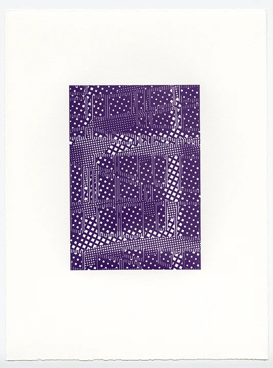 Untitled (AR 265-282 May 81), letterpress on Somerset textured paper, (color suite including four impressions in black), plate 8.25 x 5.75, paper 15 x 11 inches, 2015