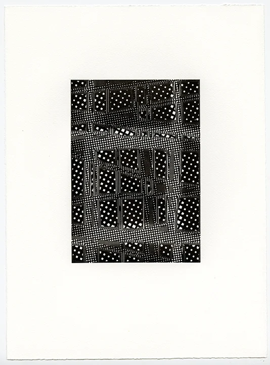 Untitled (AR 265-282 May 81), letterpress on Somerset textured paper, (color suite including four impressions in black), plate 8.25 x 5.75, paper 15 x 11 inches, 2015