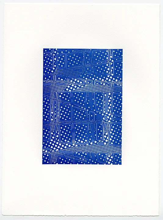 Untitled (AR 265-282 May 81), letterpress on Somerset textured paper, (color suite including four impressions in black), plate 8.25 x 5.75, paper 15 x 11 inches, 2015