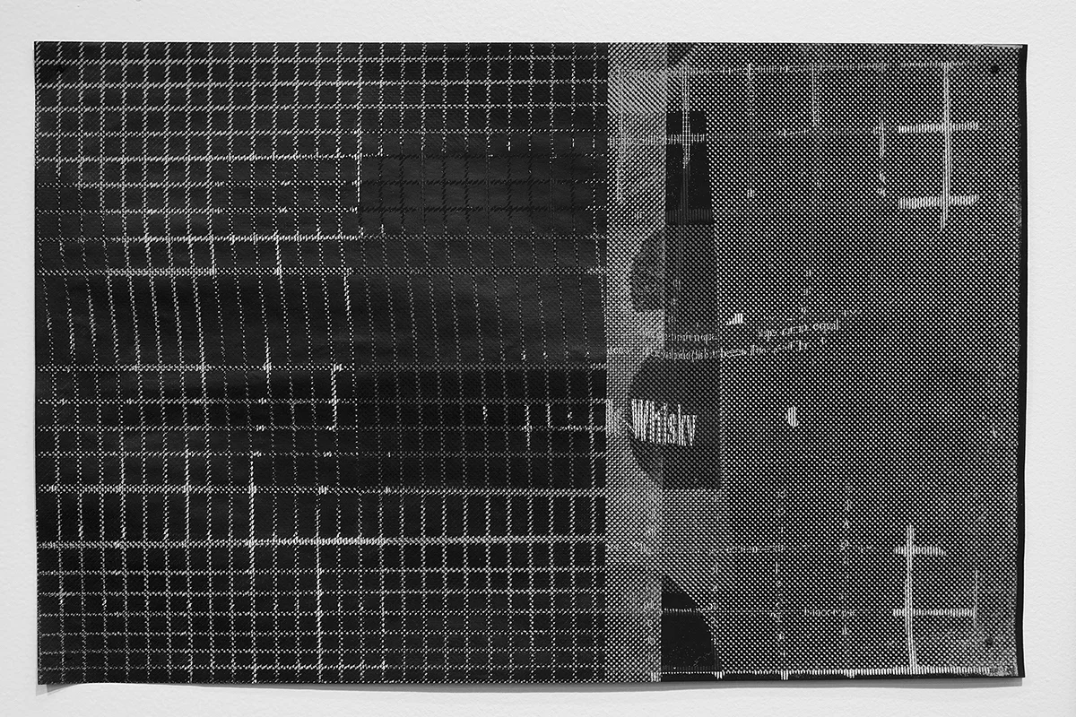 Untitled (F10/22/47), silkscreen over photocopy and laser-print, 11 x 17 inches 2012