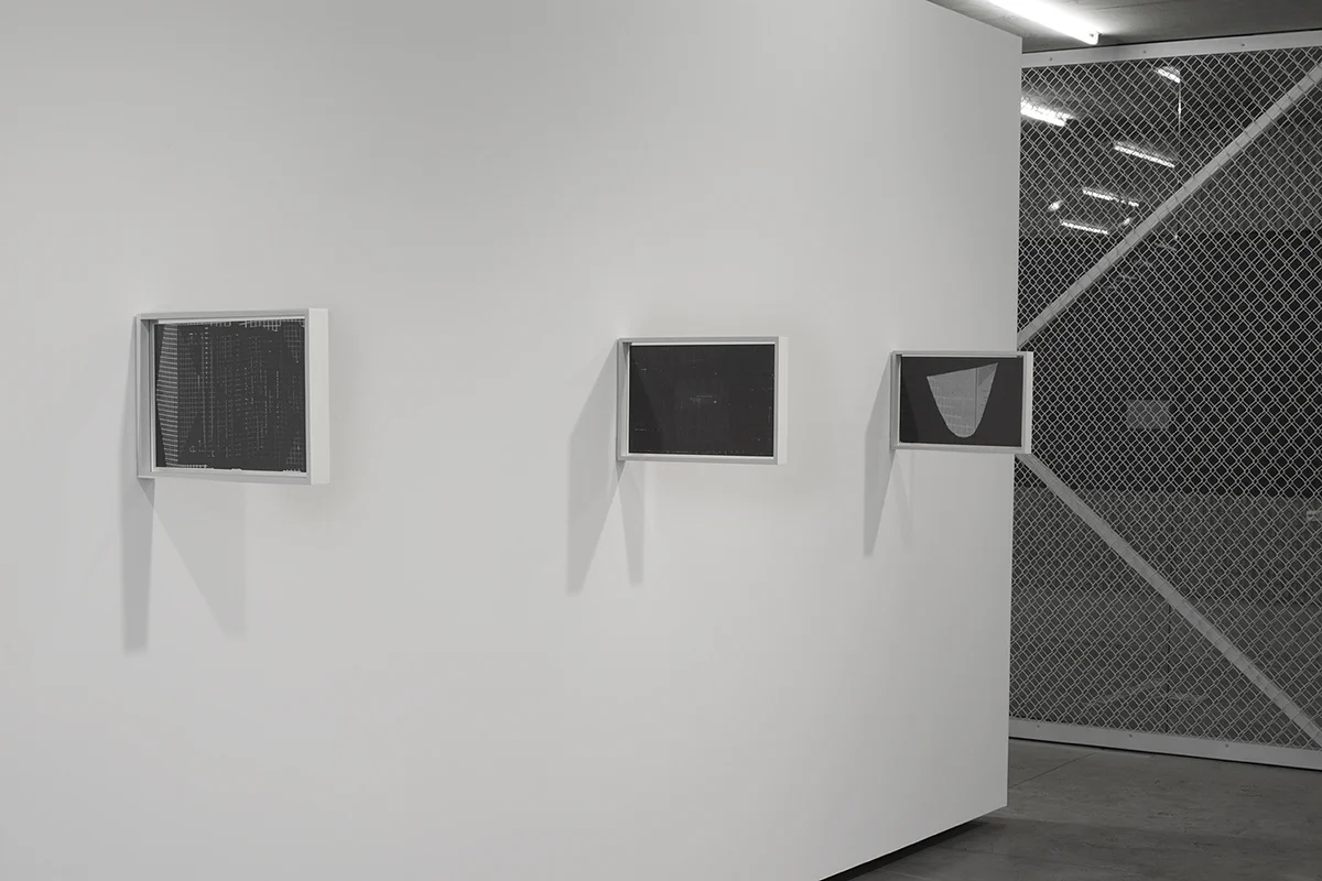 Untitled (F10/22/47), silkscreen over photocopy and laser-print, 11 x 17 inches each, 2012