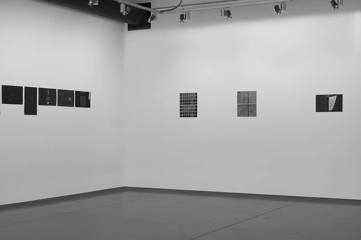 Untitled (F10/22/47), silkscreen over photocopy and laser-print, 17 x 11 inches, 17 x 14.5 inches, 2012