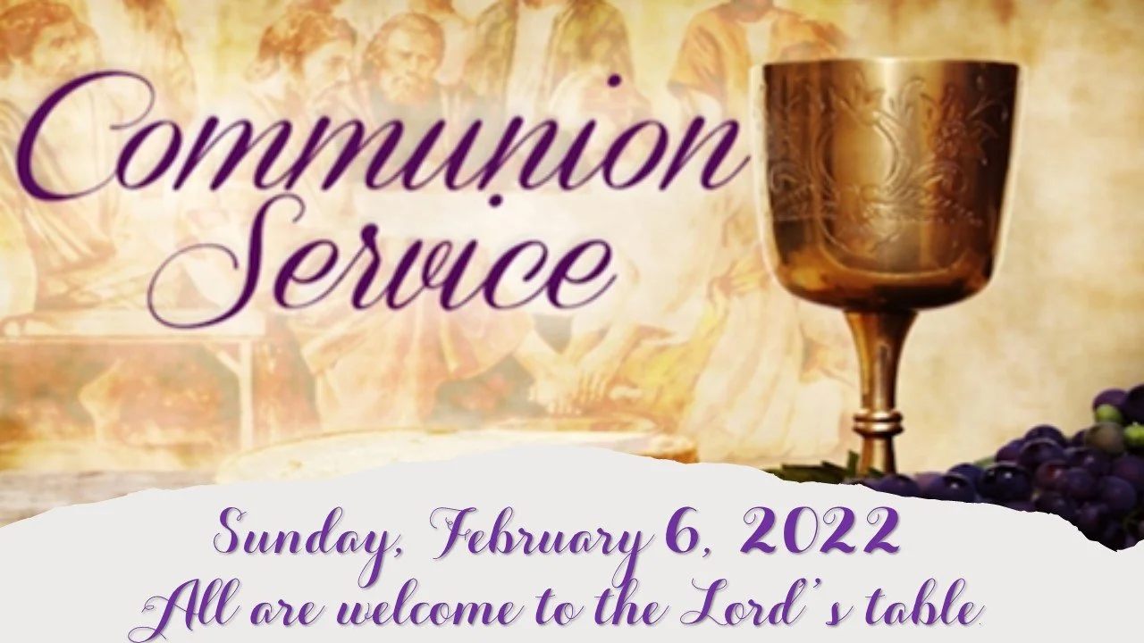 Sunday~ February 6, 2022,  Reverend Alison Burchett