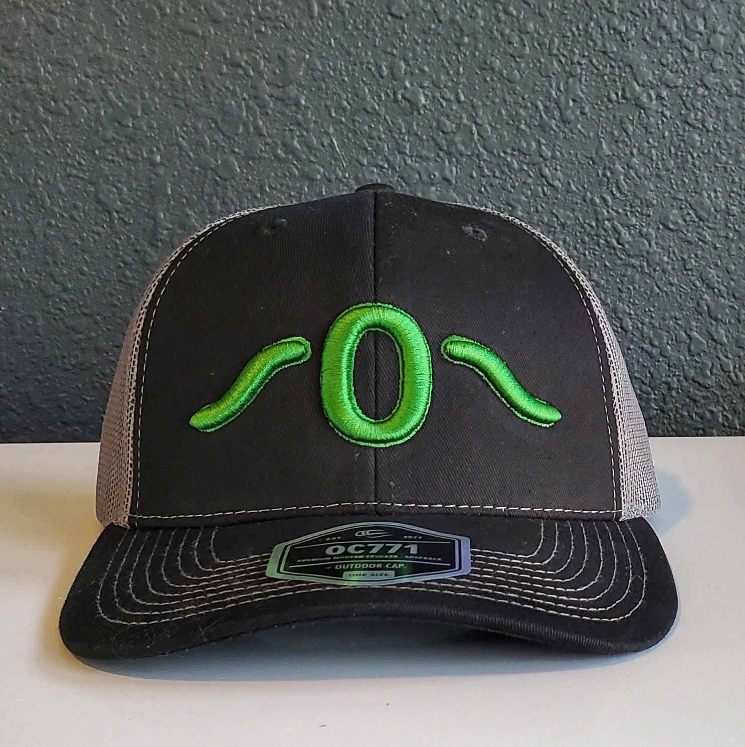 J.J. O'Brien Ranch 3D Puff "Flying O" Baseball Cap - Green
