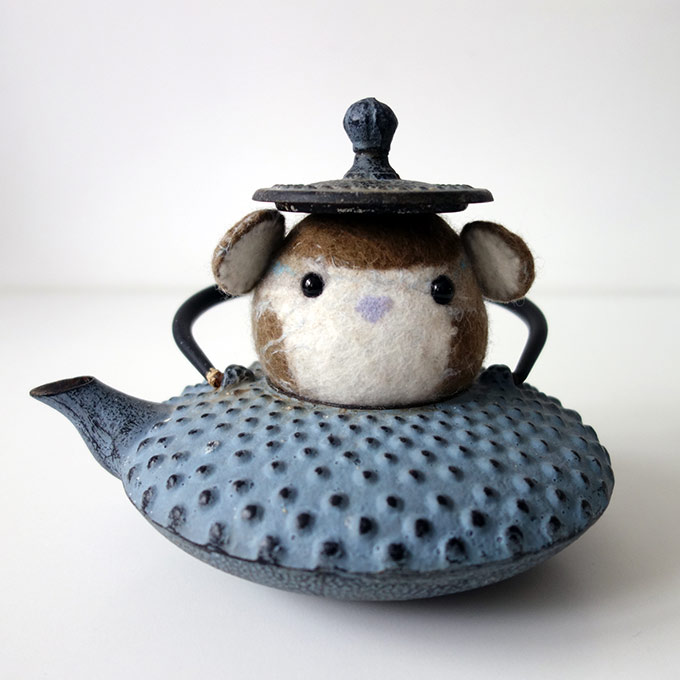 Artiste textile française CAM DUP - Camille Dupuis - animal feutré