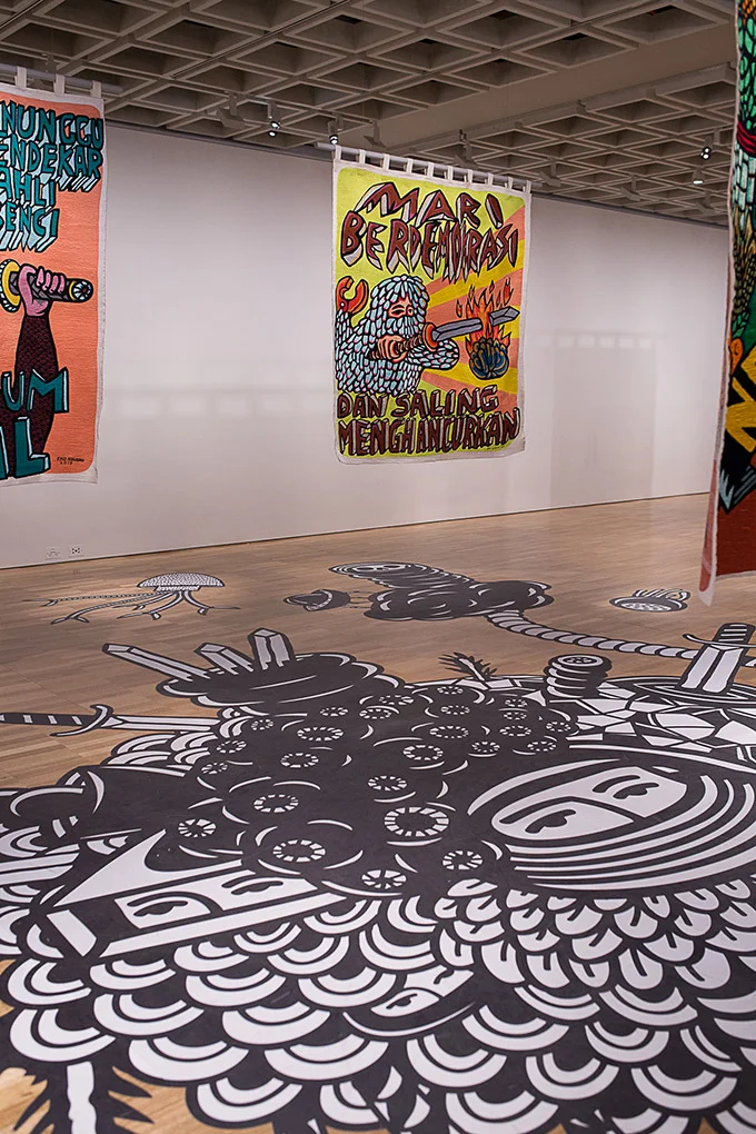 Artiste indonésien Eko Nugroho - Art gallery of NSW - expo