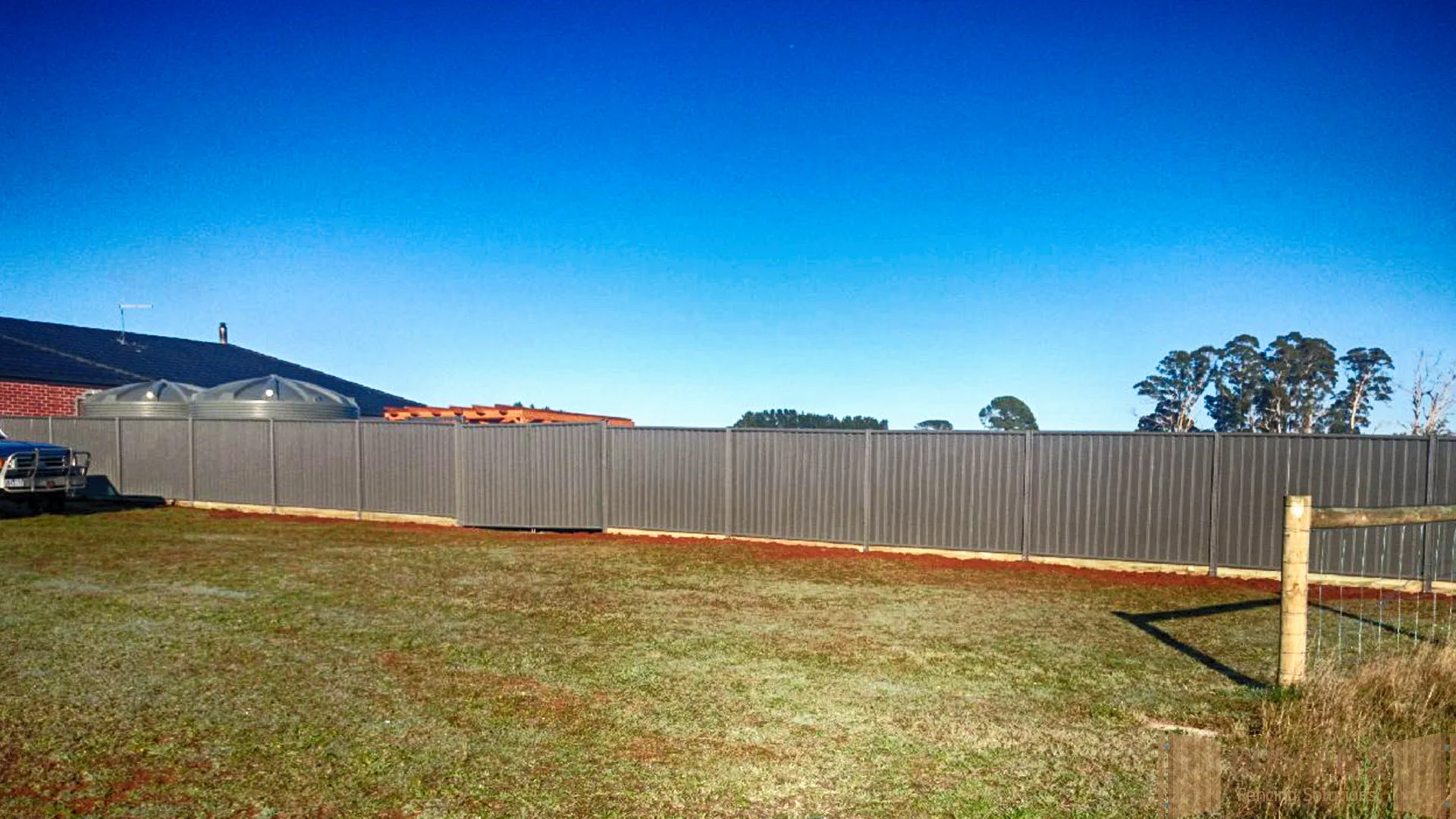 Long Run Colorbond Steel Fence