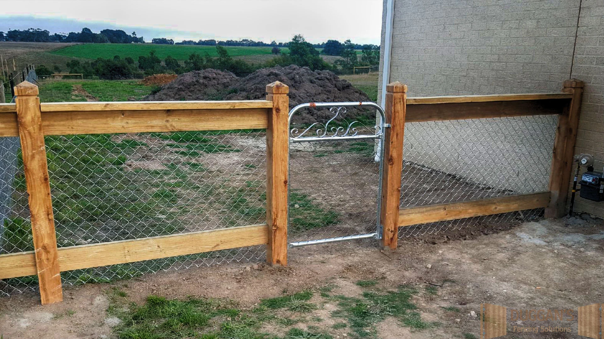 Timber and Wire Fencing