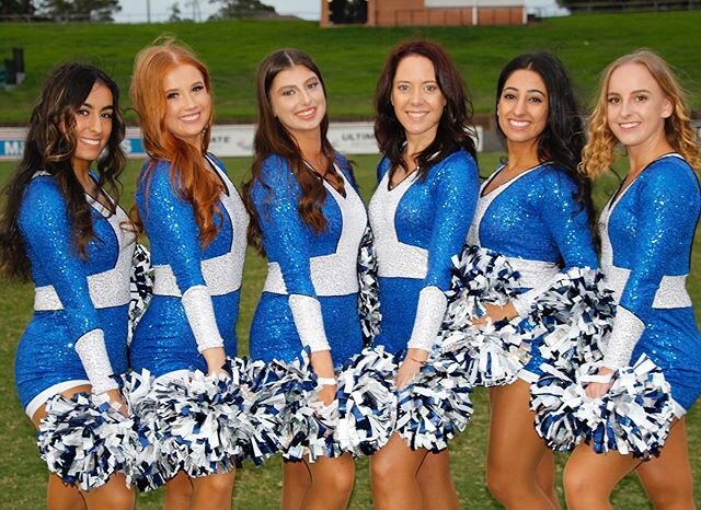 Our amazing @the_sapphires will be cheering on the game tonight from home!Be sure to follow @the_sapphires for updates💙🐶#nrlbulldogs #phireup #dance #cheerleaders #dancers