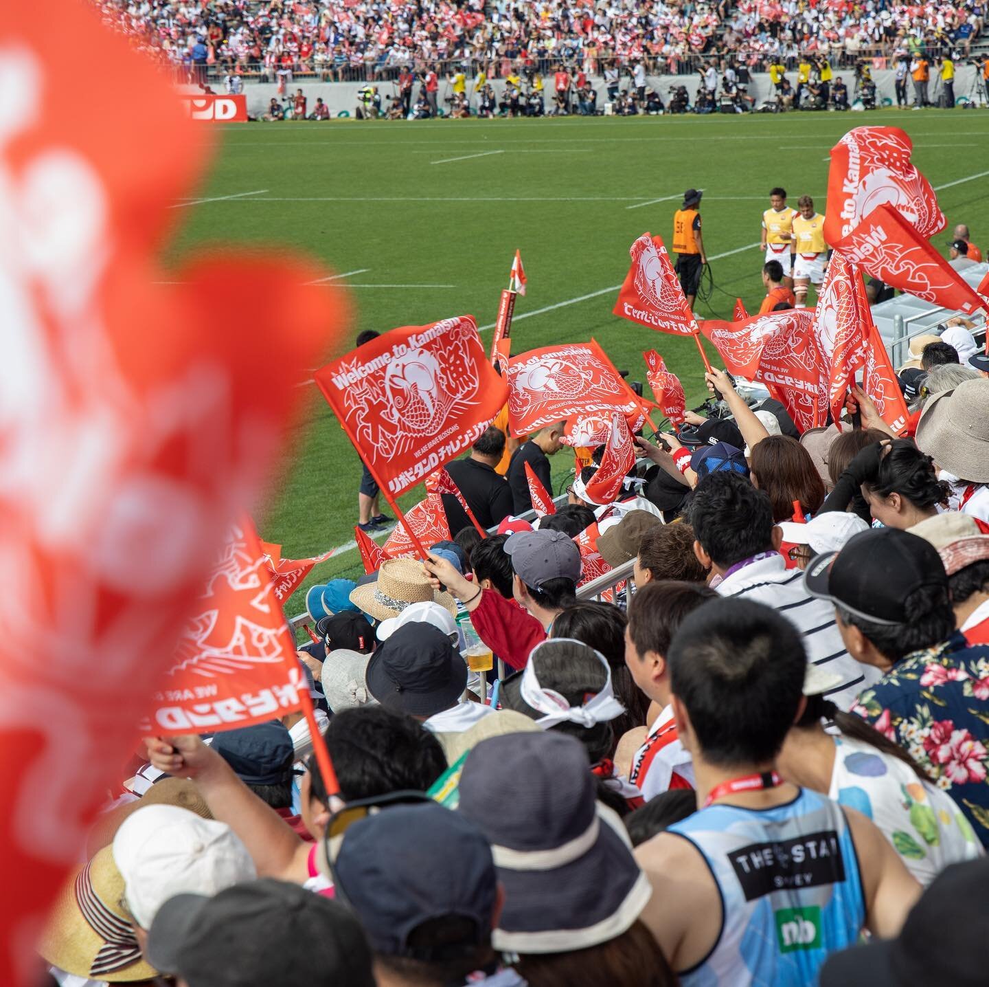 Amazing to think that, two years ago, I was in Kamaishi, Japan ahead of the Rugby World Cup.
🇯🇵 
Kamaishi had been devastated by the tsunami of 2011, and the stadium was part of its rebuilding.
🏉 
I reported on my visit for BBC Radio Four's &quot;