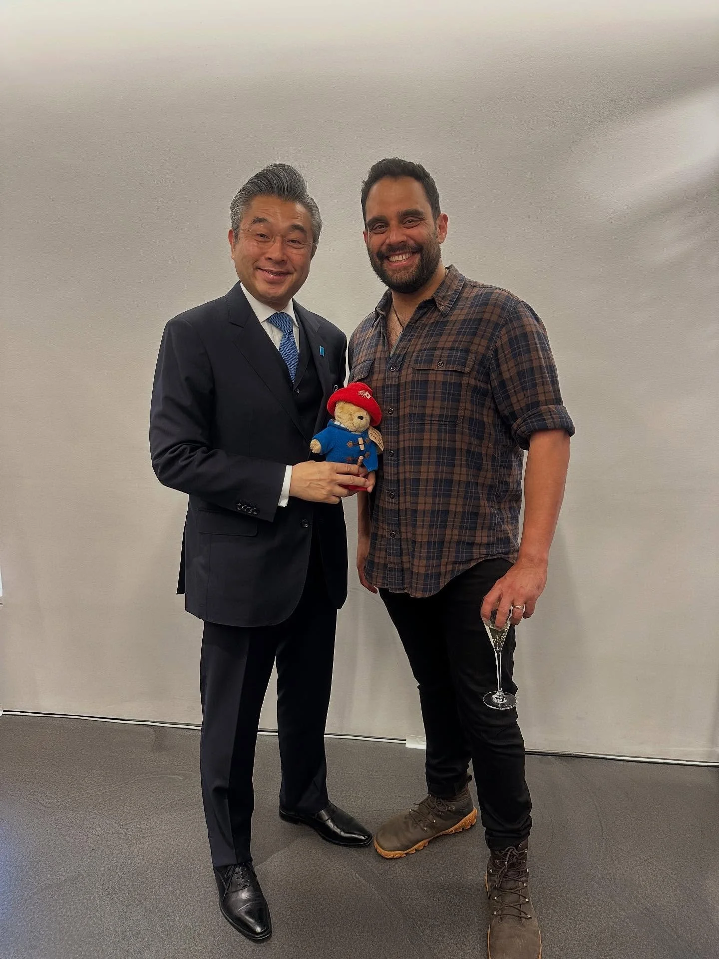 Yesterday, I met a fabulous diplomat - Japan&rsquo;s ambassador to the UK, Hiroshi Suzuki. 🇯🇵 

And Yokozuna Onosato - sumo grand champion. 

Part of the celebration around Japanese culture as the Grand Sumo Tournament arrives in London&rsquo;s Roy