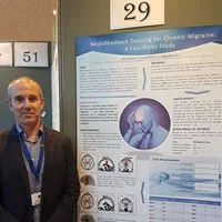 Michael with our Bronze Medal award-winning poster at the UCD School of Medicine