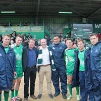 Michael, Cathal and the Connacht Rugby players we worked with for two seasons, bringing them to Pro12 victory!