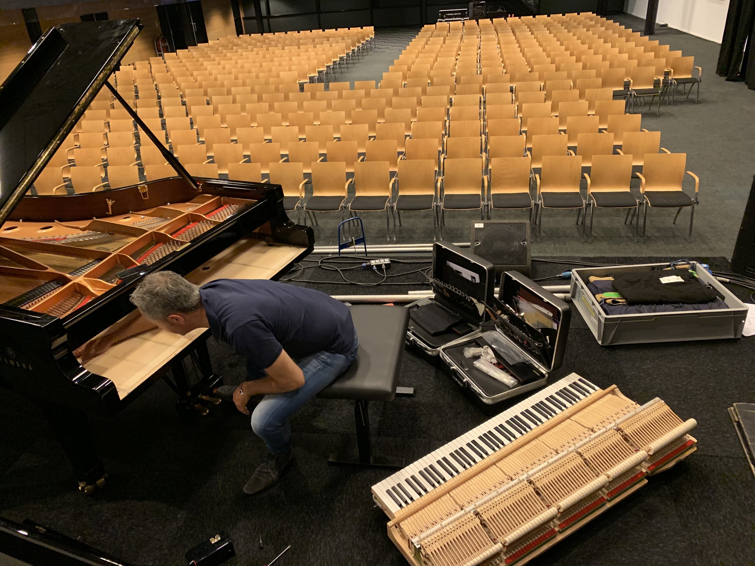 onderhoud aan Yamaha CFX