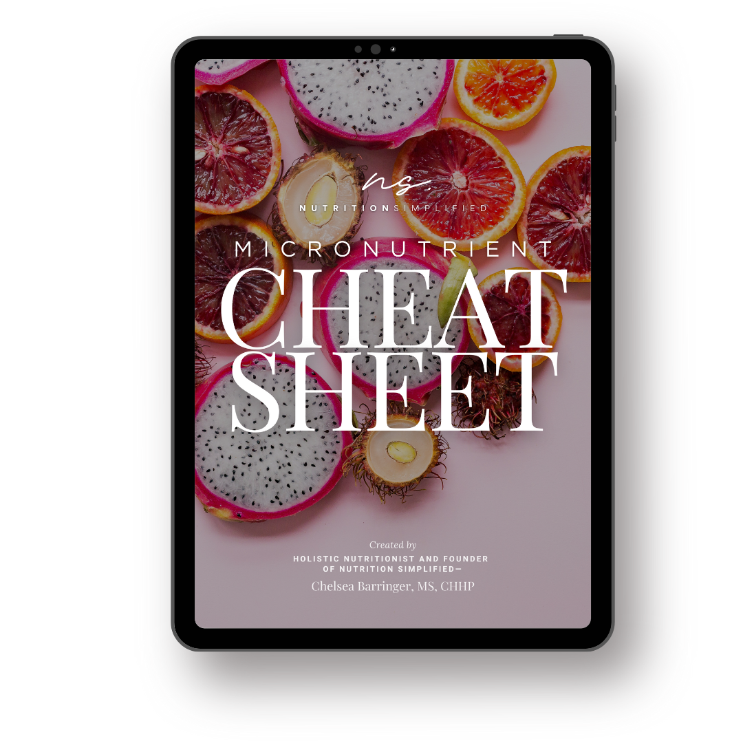 Micronutrient Cheat Sheet