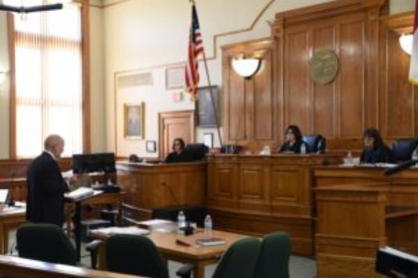 Jim arguing before the N.C. Court of Appeals.