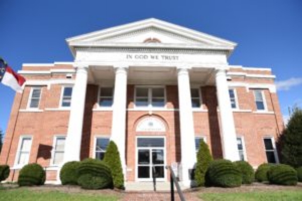 Alleghany County Courthouse in Sparta, N.C. 