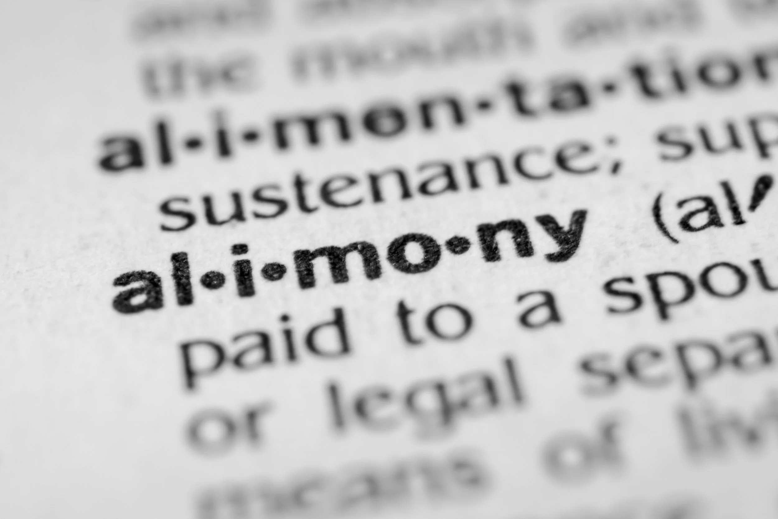 Alimony denied