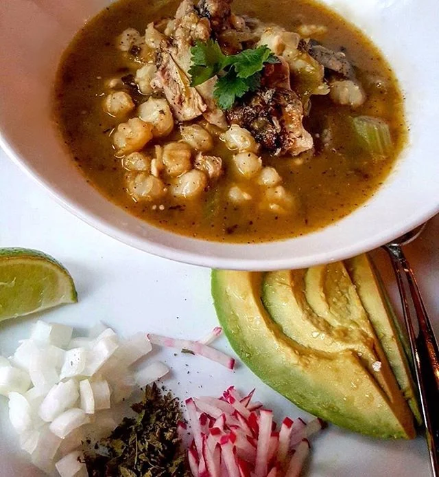 We&rsquo;ve got a rainy week ahead! ☔️ Be sure to warm up at The Blind Burro with a bowl of our Chicken Pozole!