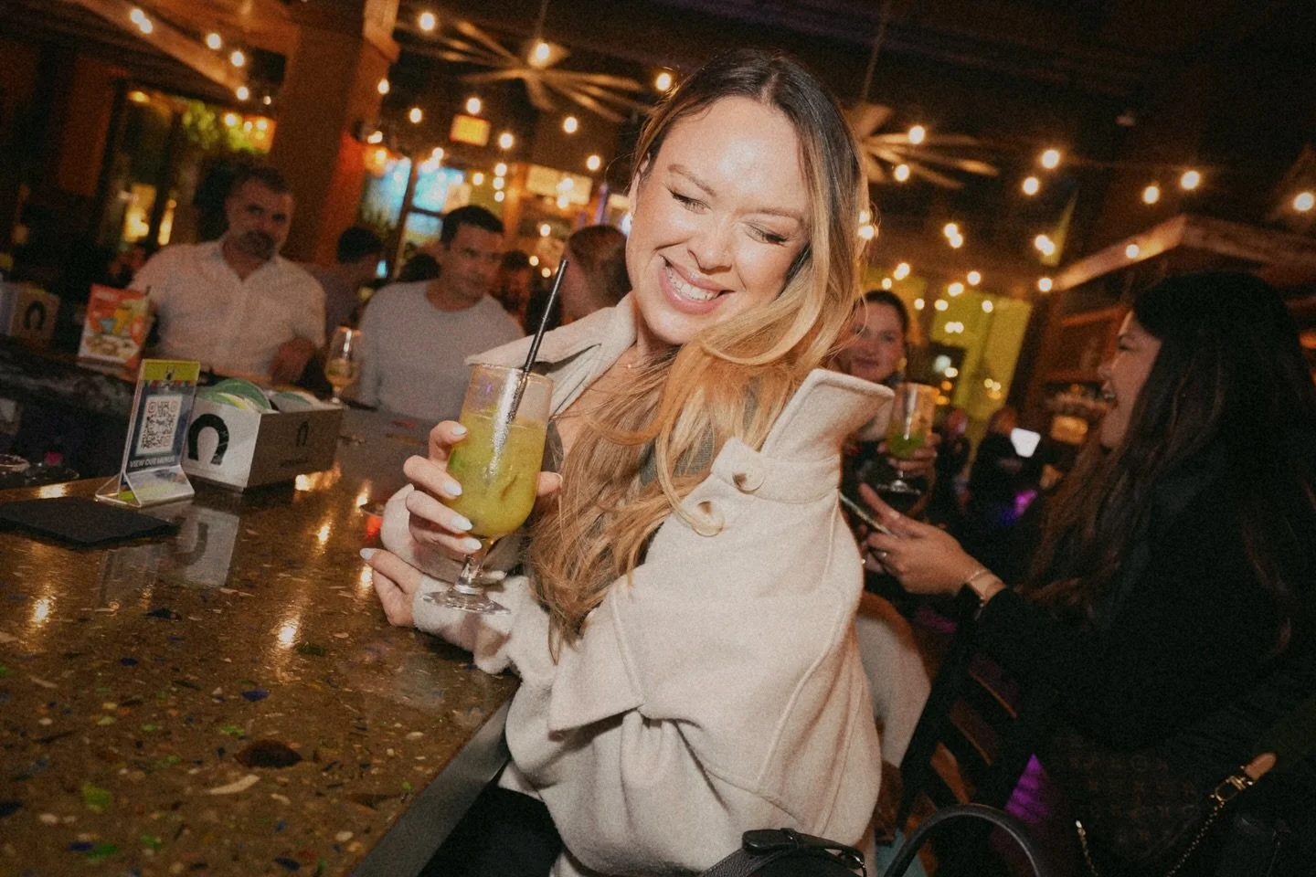 Saturdays are best with a drink in hand! See you for margs! 🍋‍🟩