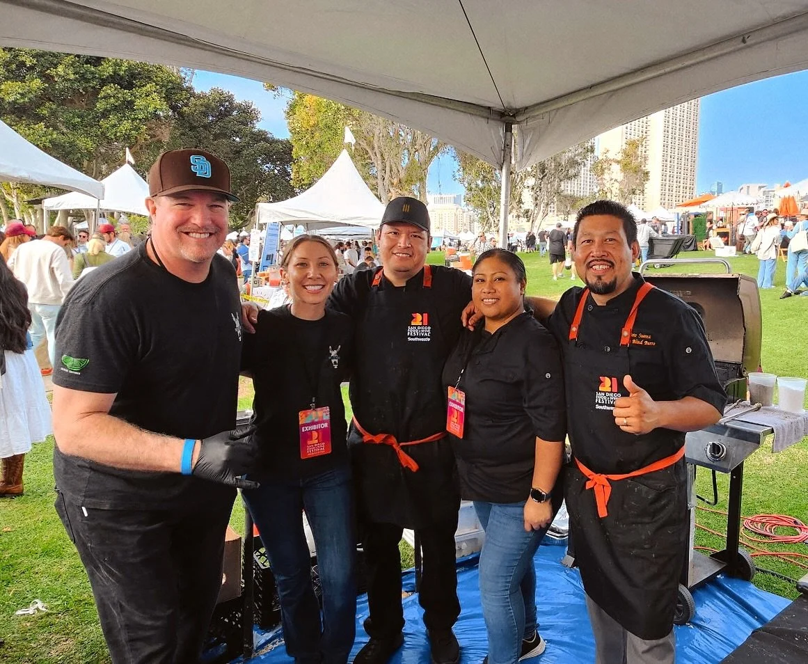 Team Burro had an absolute blast at the San Diego Food + Wine Festival! 🌮🫏 We served over 800 tacos in just three hours and connected with so many incredible chefs and food lovers along the way! Same time next year? @sdfoodwine
