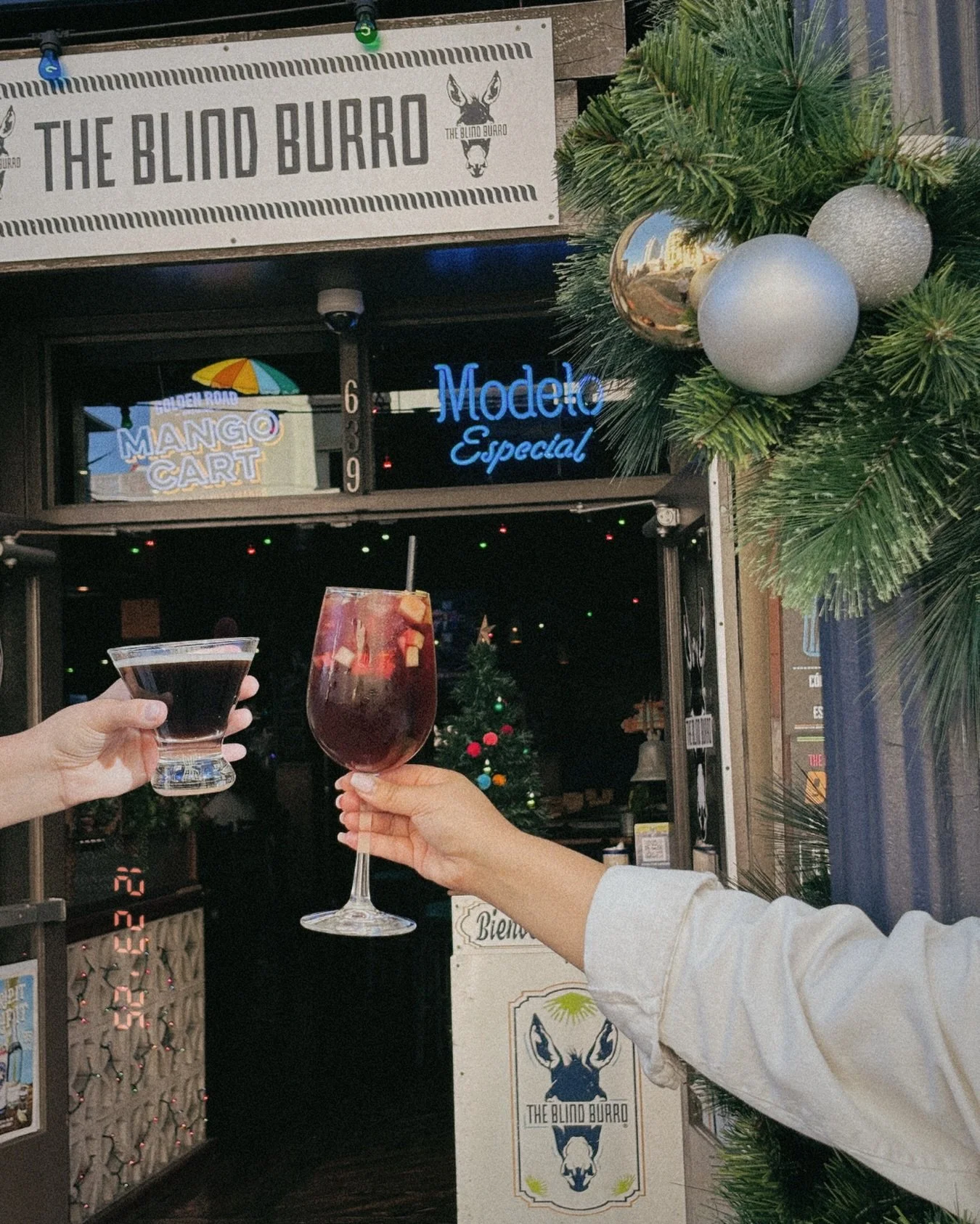 Cheers to Christmas Eve, Eve! Come get tipsy before Santa comes to town!🎅🏽🍸🍷