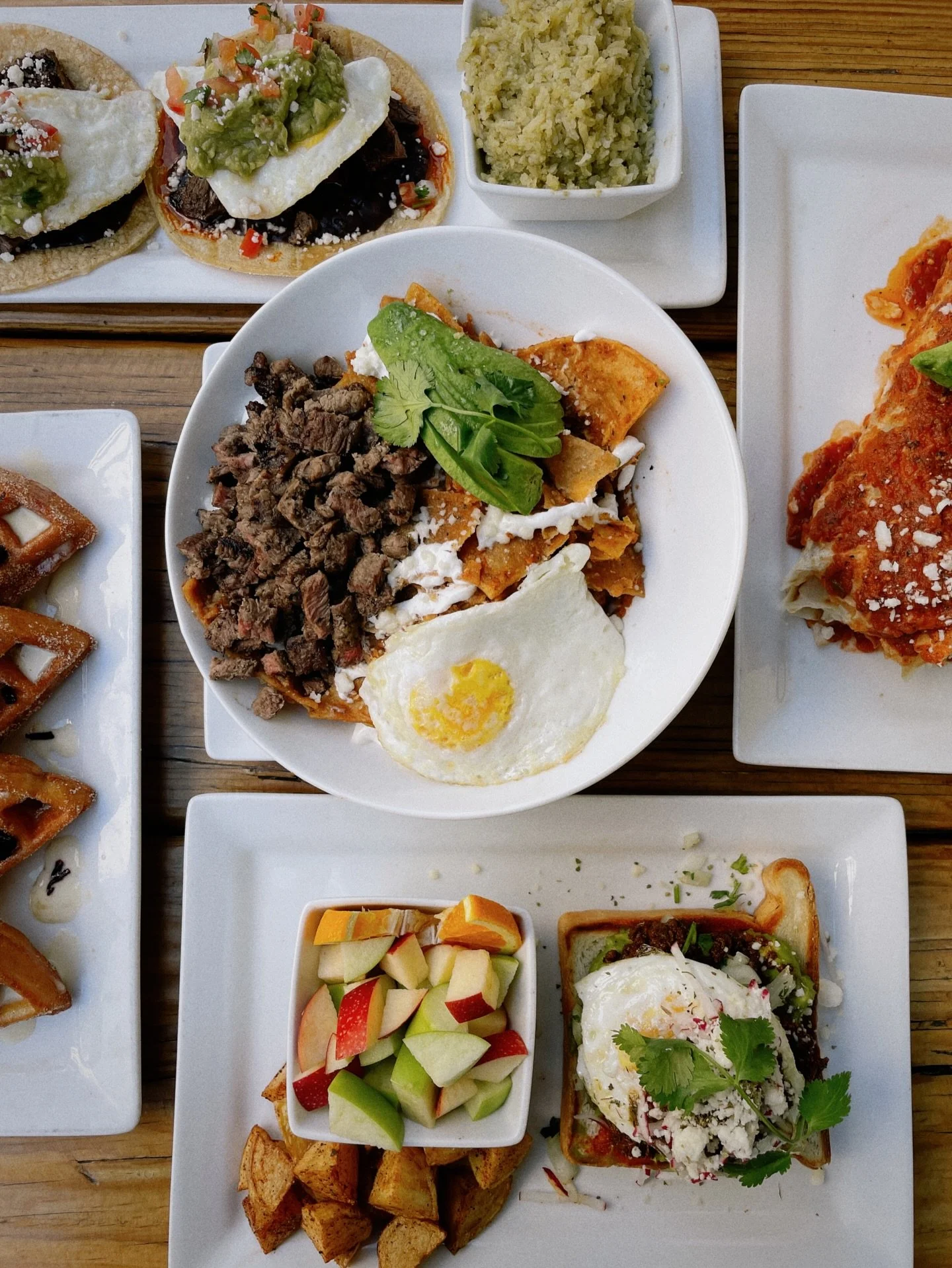 Rise &amp; Shine🌞 Brunch with a Baja twist served today &amp; tomorrow until 2pm!🌴