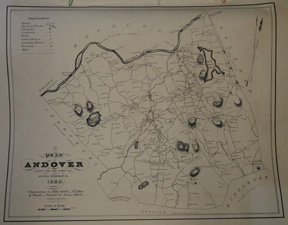 1830 Map of Andover