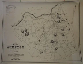 Maps Gallery North Andover Historical Society Map Of North Andover Ma
