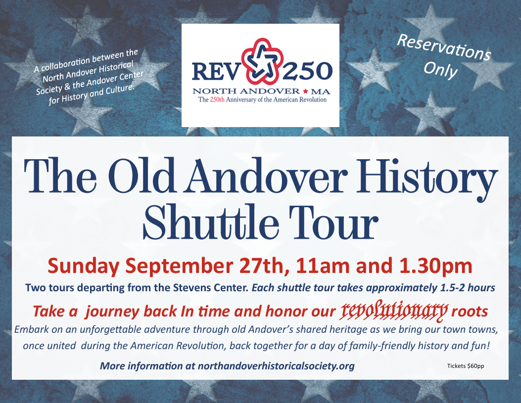 Old Andovers History Shuttle Tour
