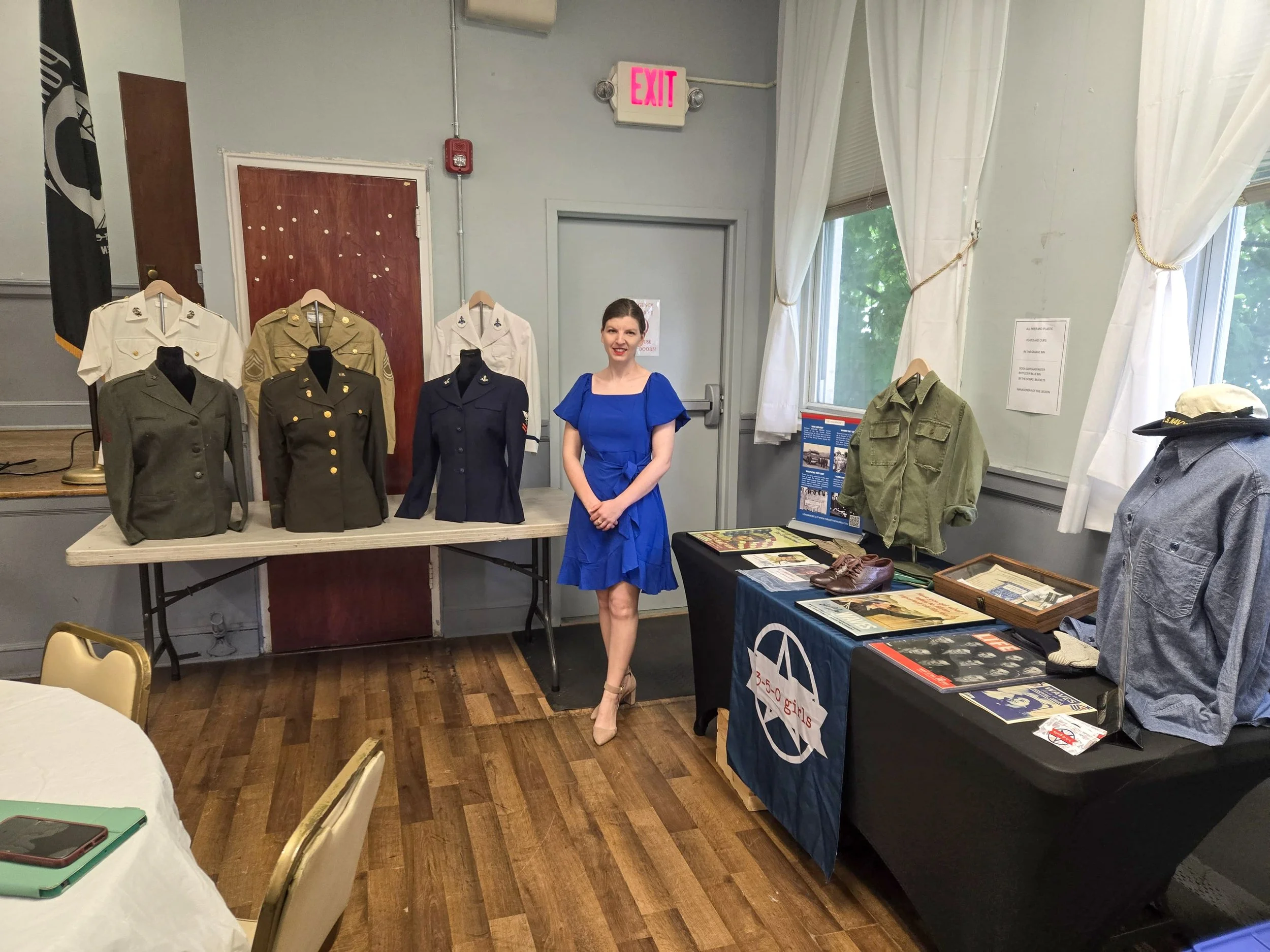 Serving On All Fronts: Pop-Up Museum Exhibit