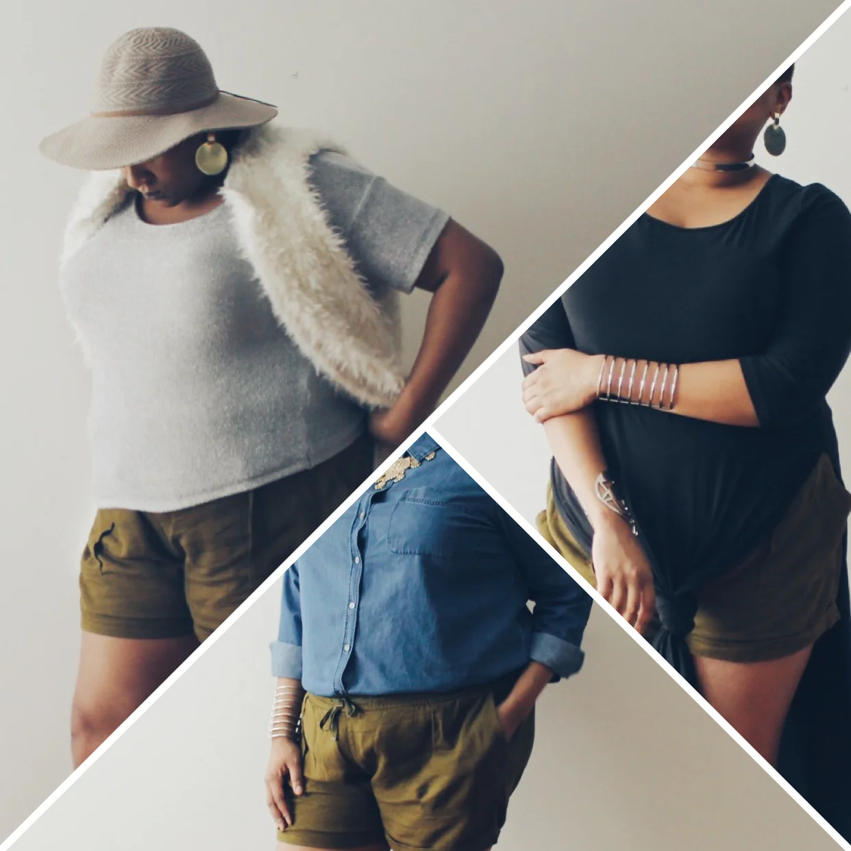 Same Shorts, 3 Looks