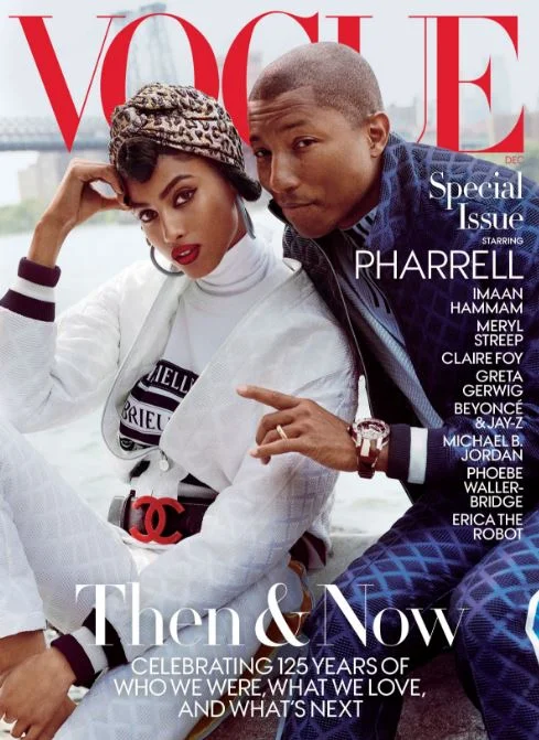 Pharrel Takes the Cover of Vogue: It's Beautiful & He Still Hasn't Aged