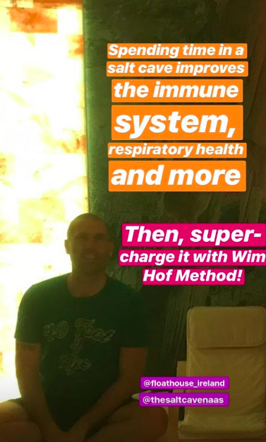 Salt Cave: Wim Hof Method breathing session