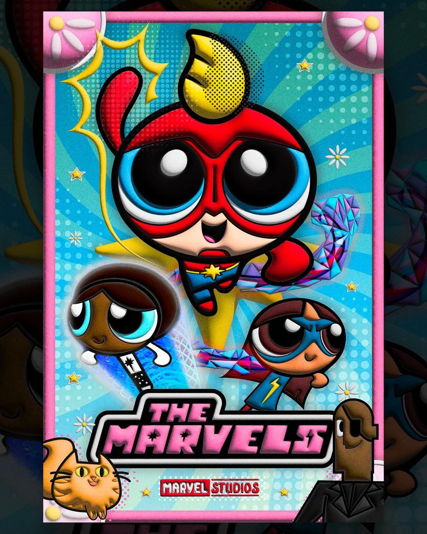 I left the country, so this is as done as it&rsquo;s going to be. #themarvels #powerpuff #captainmarvel #msmarvel #photon

&bull;
&bull;
&bull;
&bull;
&bull;
&bull;

#andrewmckee #captainmarvel #msmarveledit #captainmarveledit #imanvellani #brielarso