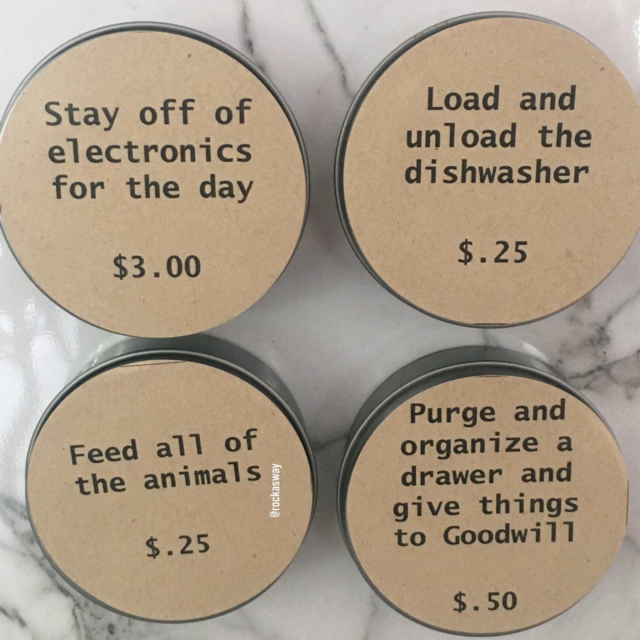 Chore Cart for the Littles