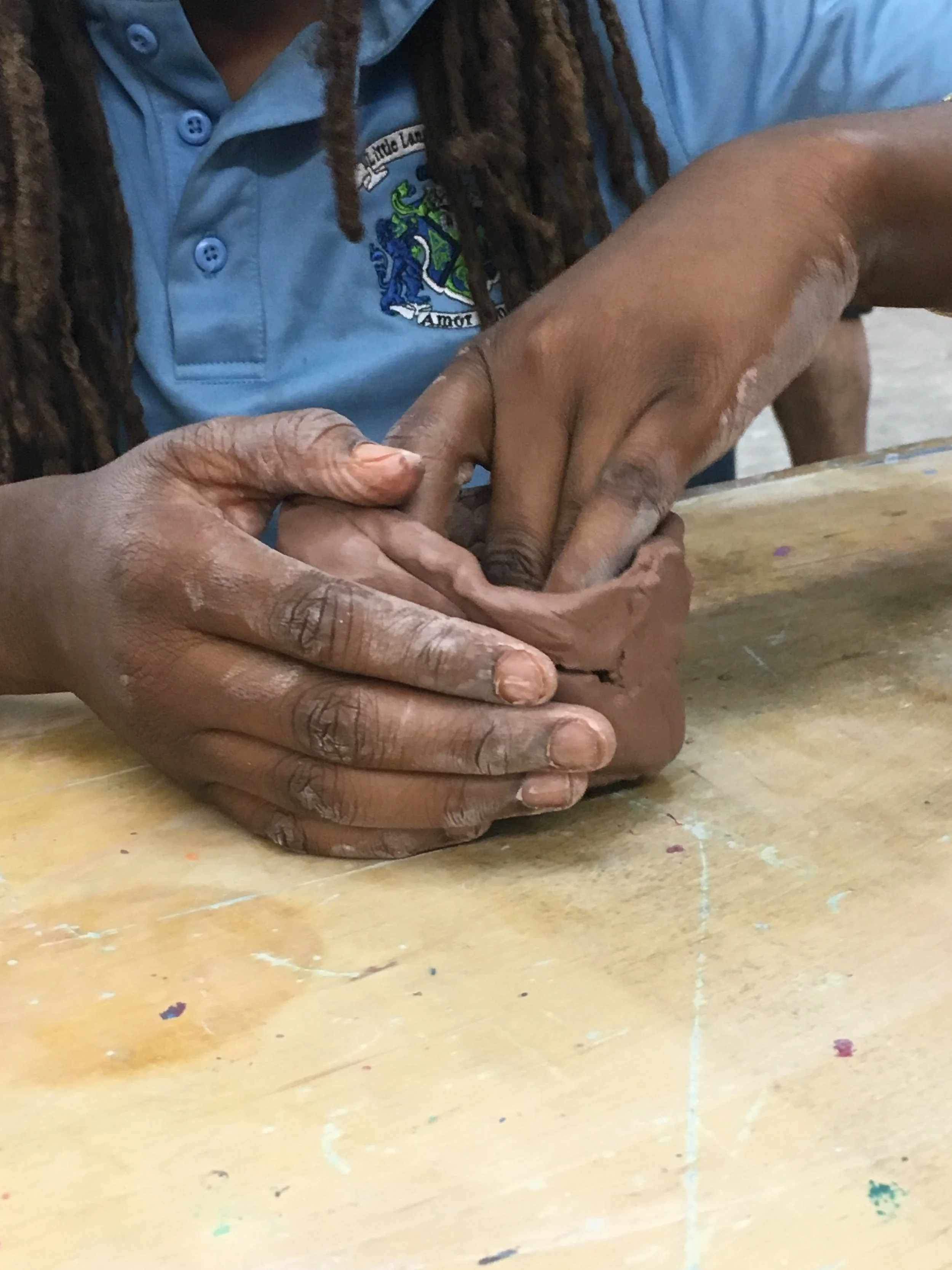 Introduced the littles to my pottery haven :-) They love it too, and will be taking classes every Tuesday!