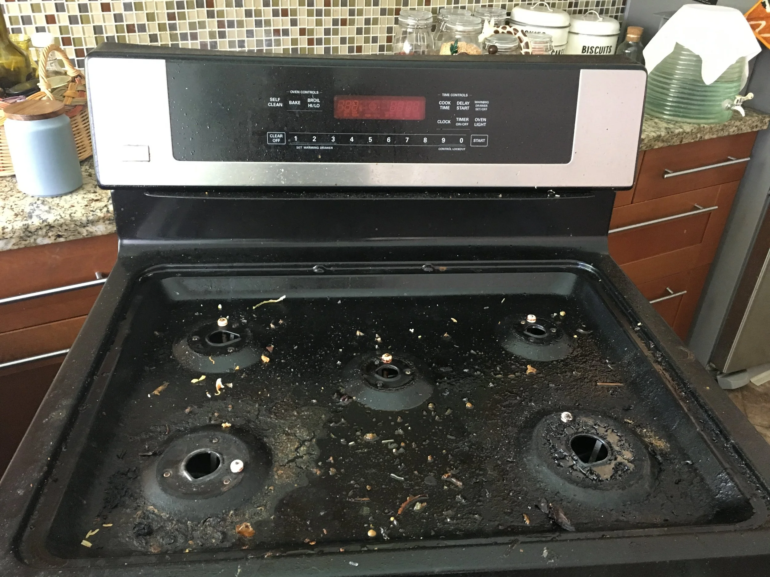 Cleaned the gas grill