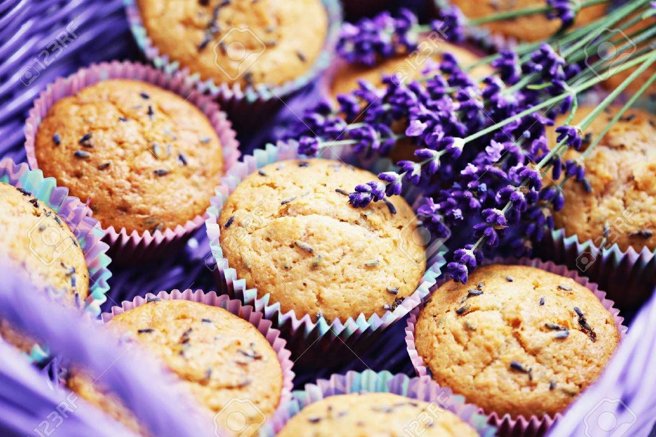 Lemon Lavender Muffins