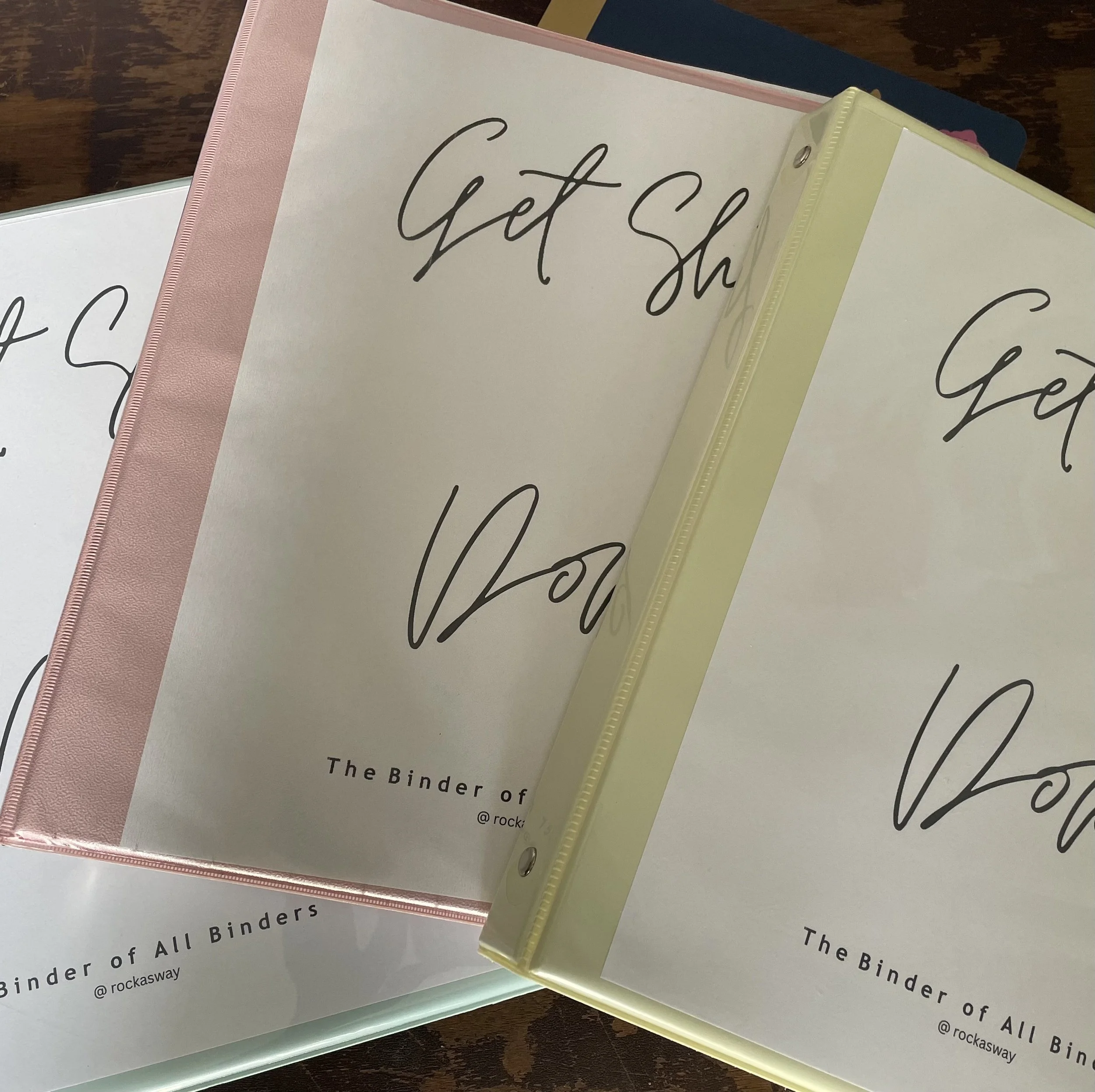 Get Shit Done Binder