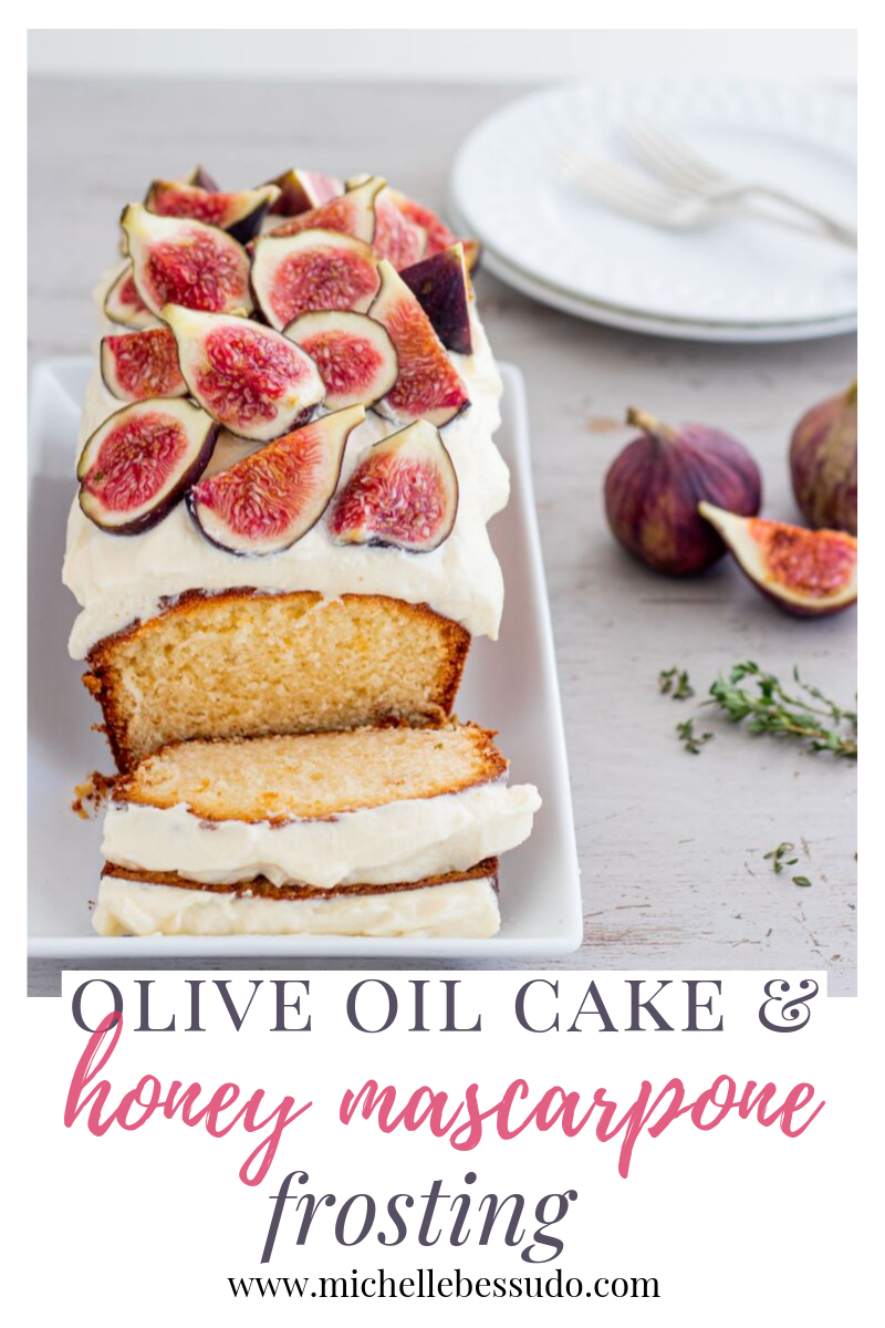 Olive oil cake & honey mascarpone frosting — Michelle Bessudo