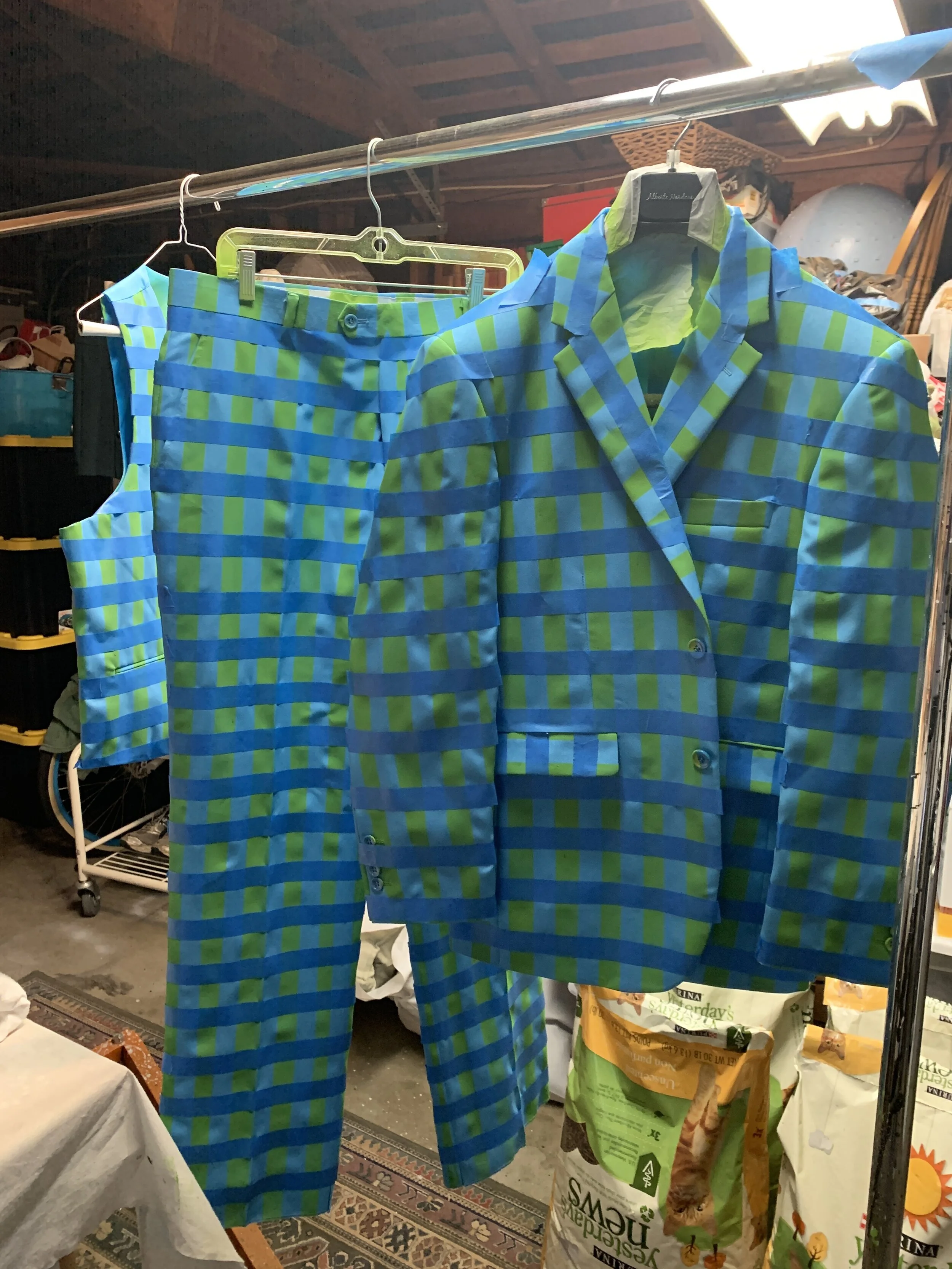 masked suit for second painting