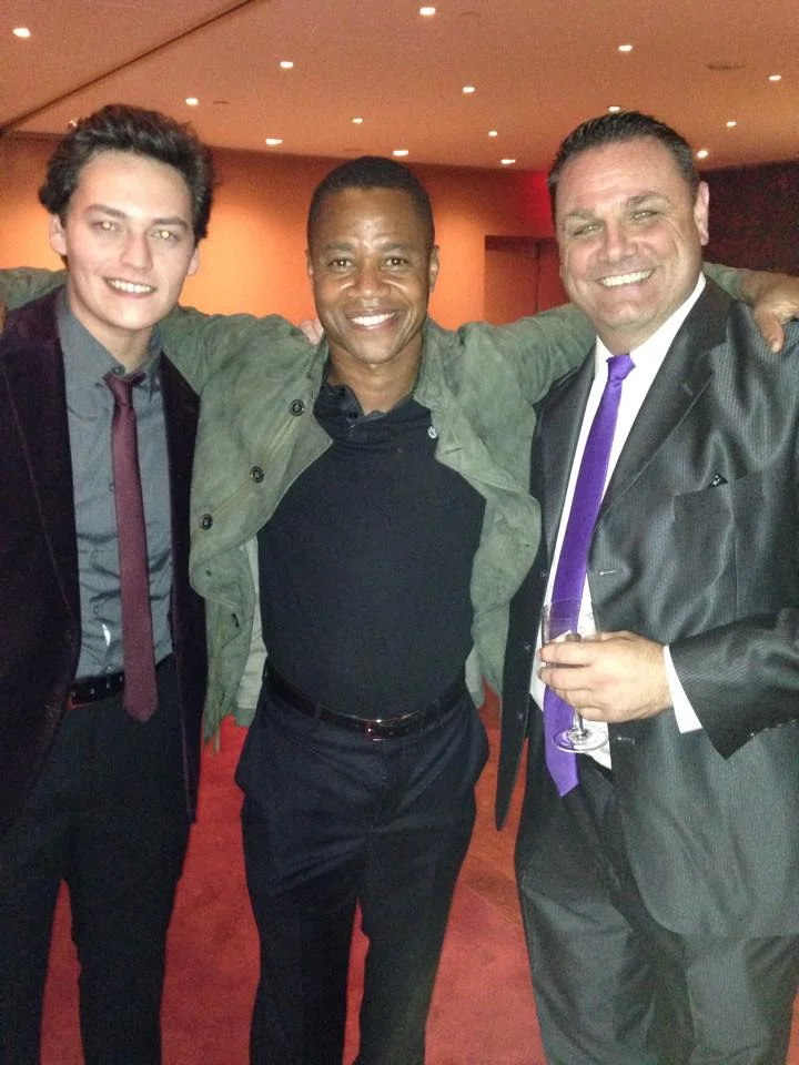 With Cuba Gooding Jr. at "LOVE LETTERS" party