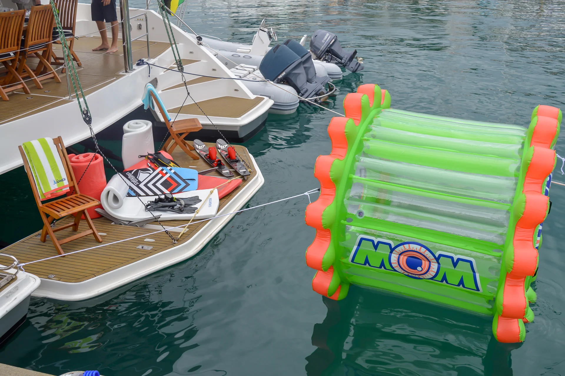 water toys aboard The Annex