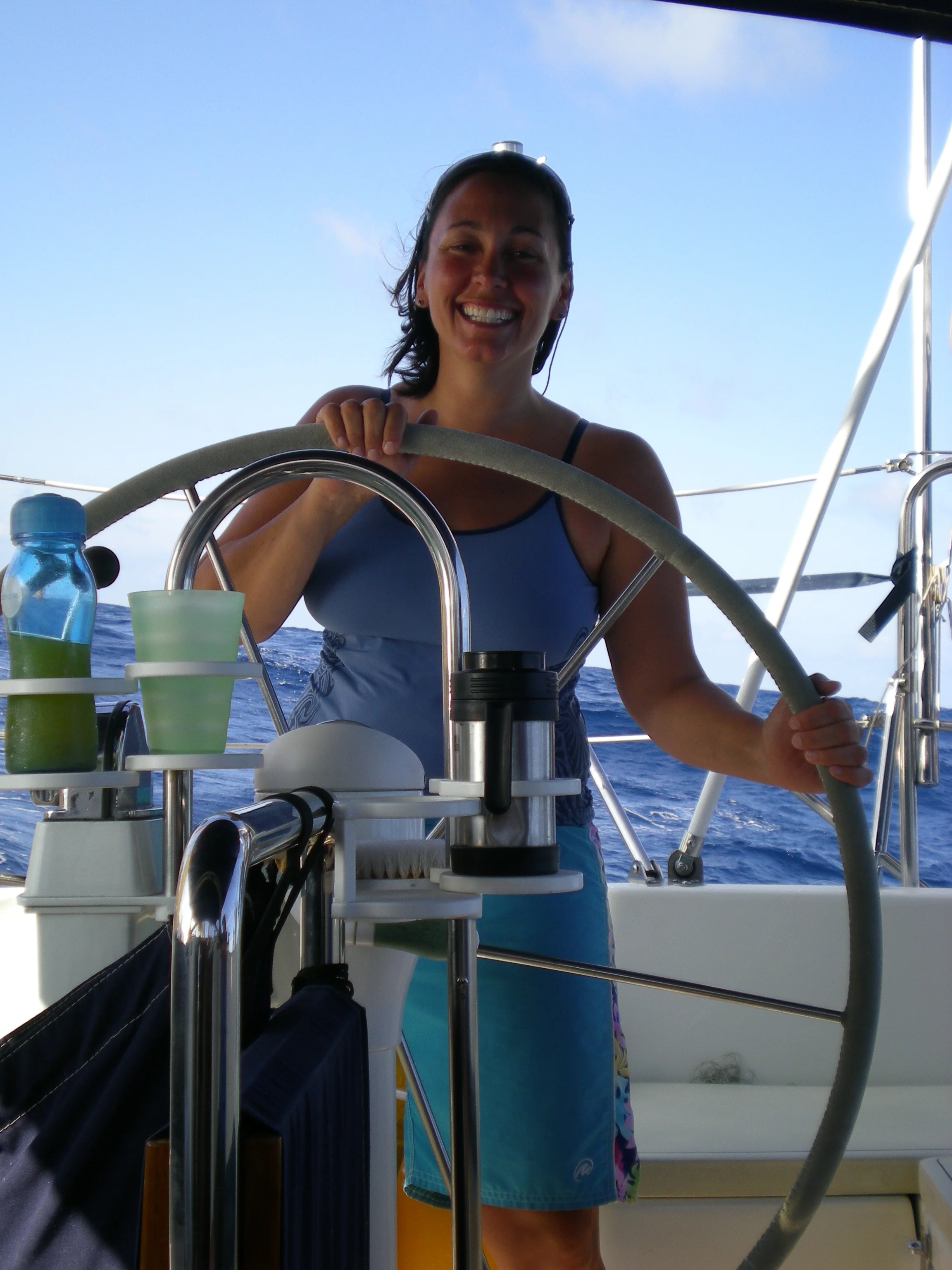 Rory at: Lat S 00 degrees 12.752' W 126 degrees 41.505' -just over the equator in 2009.