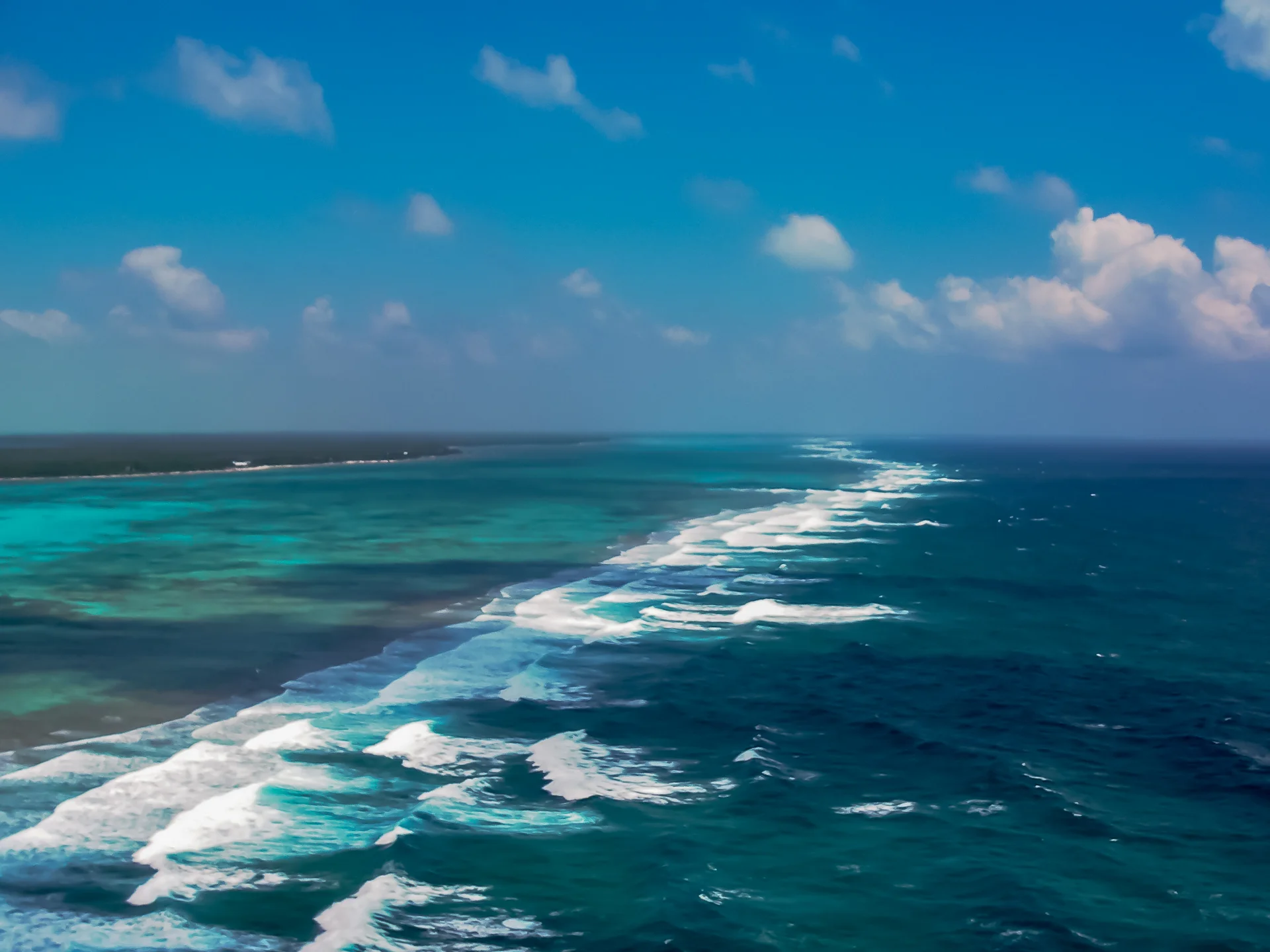 Belize Barrier Reef: the second largest barrier reef in the world.
