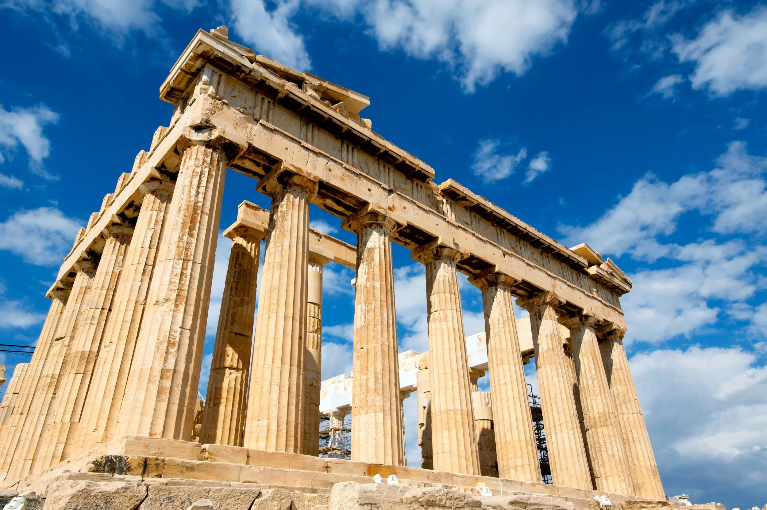 The Parthenon in Athens, Greece