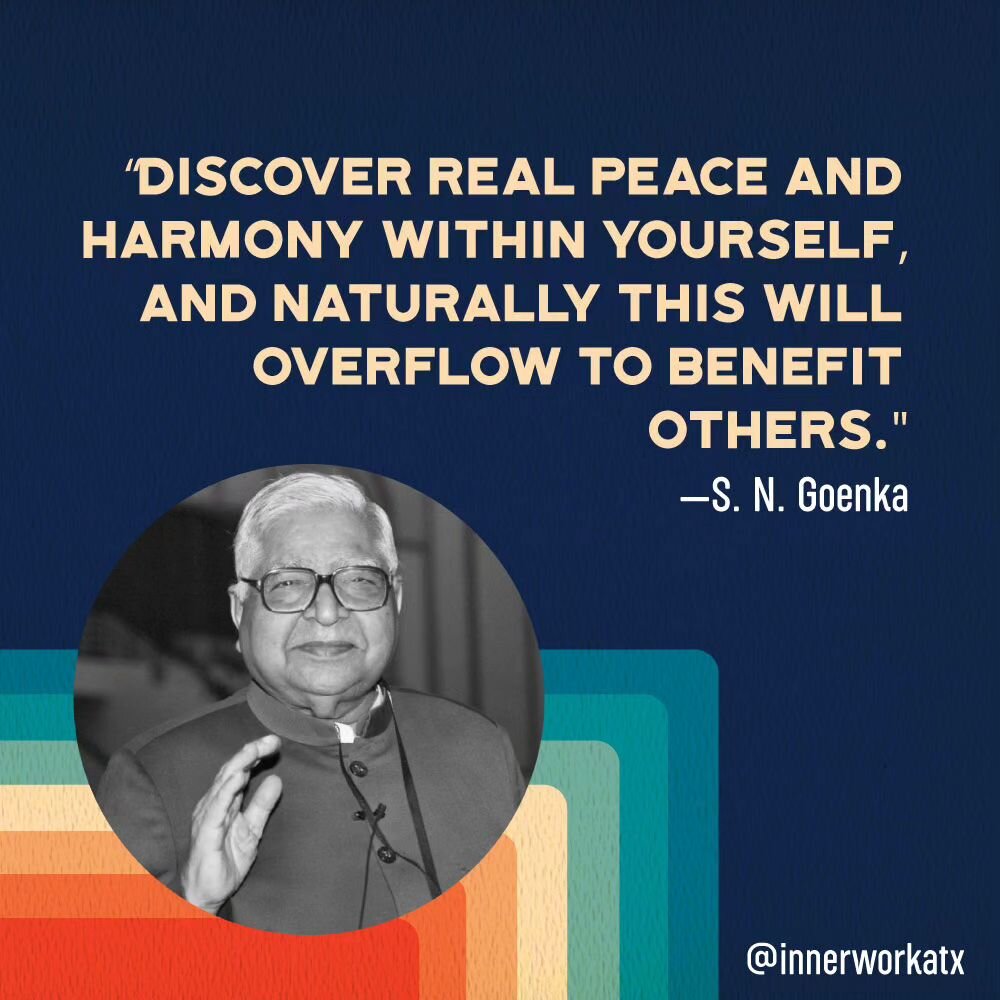 Where are all my Vipassana enthusiasts?

Do you keep up your sits?

#startagain #vipassana #artofliving #goenka #meditation #innerwork #awakening #gestalt #bioenergetics #austin #texas #atx #peace #harmony